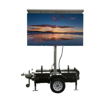 Mini-Platform LED Screen Trailers