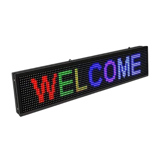 Gran pantalla LED a todo color para exteriores