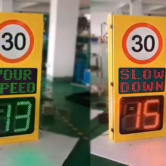 Full matrix Display LED Variable Speed Limit Sign